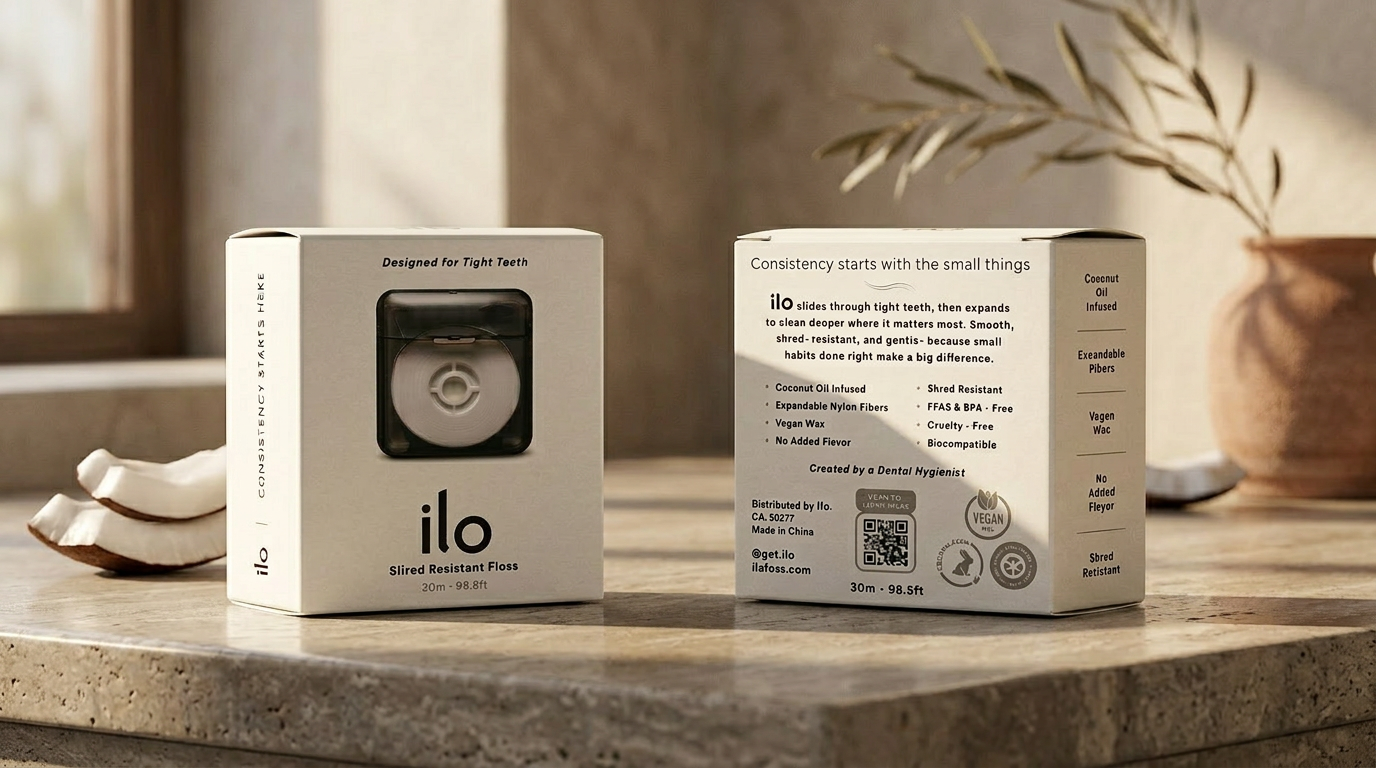 ilo Dental floss case